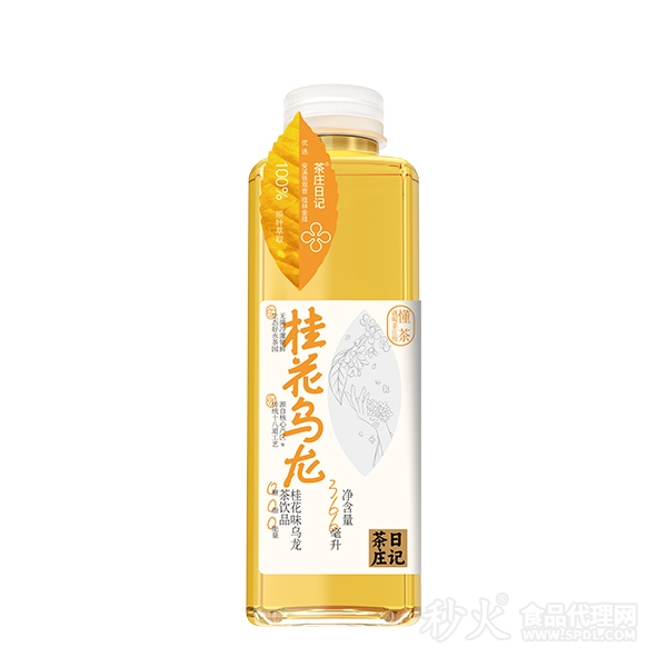 茶庄日记桂花乌龙茶饮品366ml