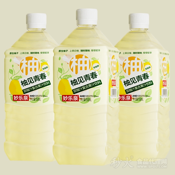 妙乐泉双柚汁复合果汁饮料950ml