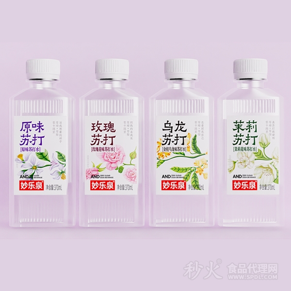 妙乐泉苏打水饮料370ml