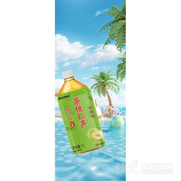朔航神州茶悦仁声青梅味茶饮品1L