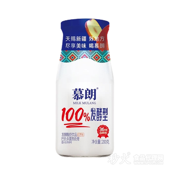 慕朗红枣味发酵酸奶饮品200g