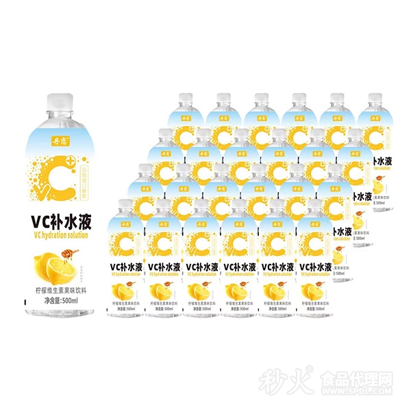 丹恋VC补水液柠檬维生素果味饮料500ml