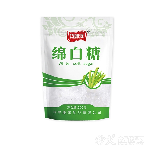 巧味源綿白糖300g