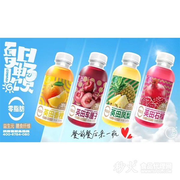 英田香橙复合果汁饮料组合500ml