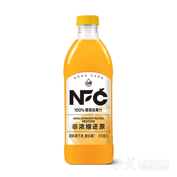 动康NFC橙混合果汁1L