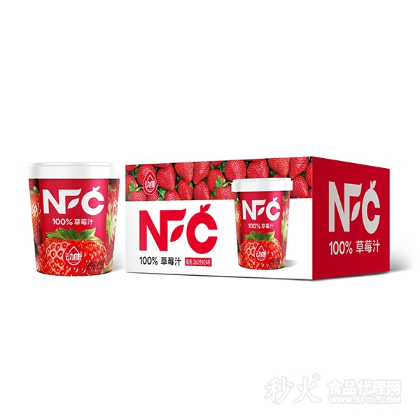 动康NFC草莓汁260gx24杯