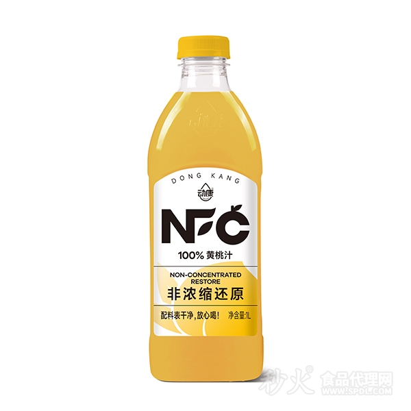 动康NFC黄桃汁1L