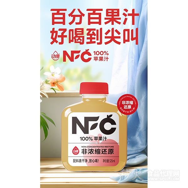 动康NFC苹果汁325ml
