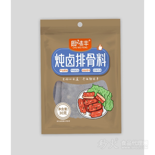 廚味豐燉鹵排骨料30g