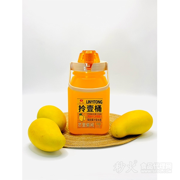九宏拎壹桶芒果复合果汁饮料1.5L