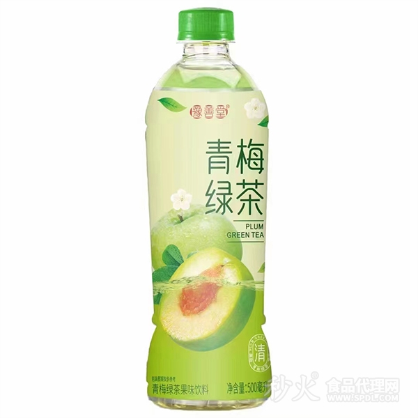 豫善堂青梅绿茶果味饮料500ml