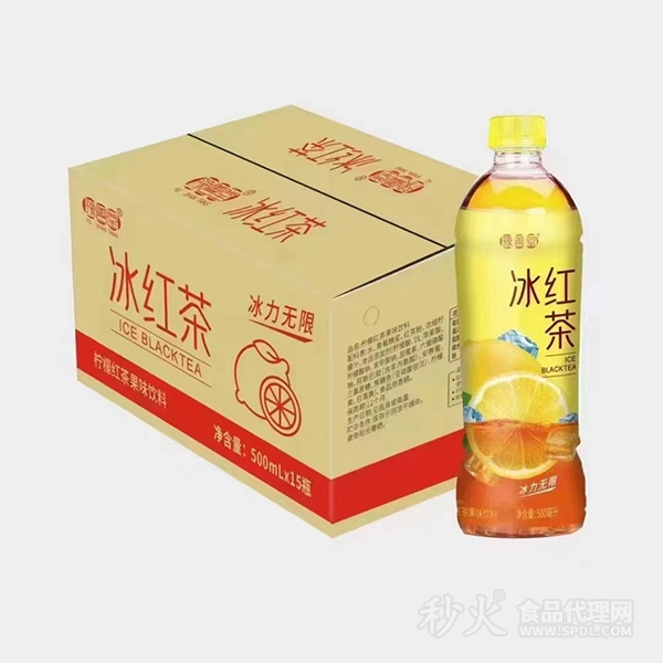 豫善堂柠檬红茶果味饮料500mlx15瓶