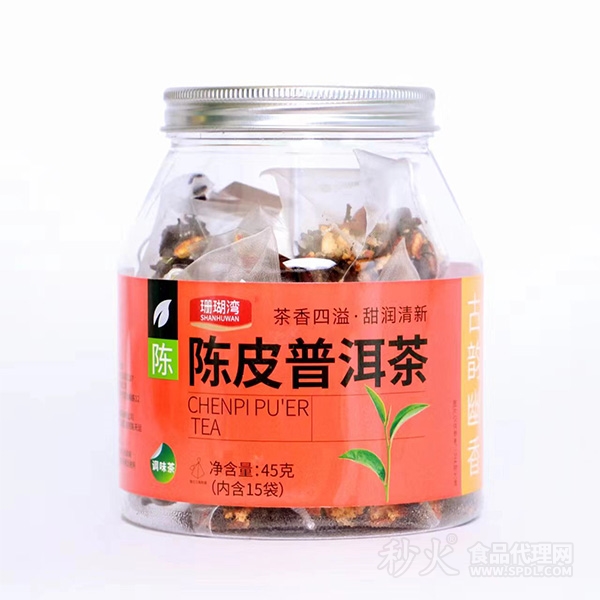 珊瑚湾陈皮普洱茶45g