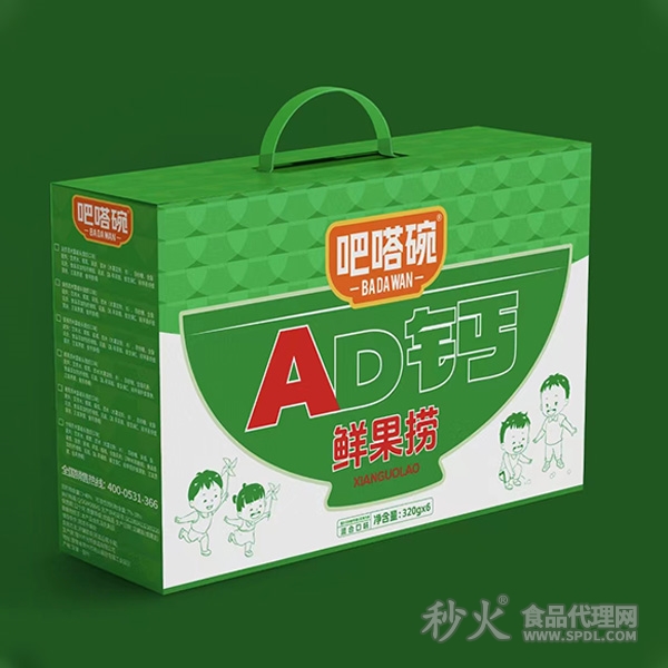 吧嗒碗AD鈣鮮果撈320gx6罐