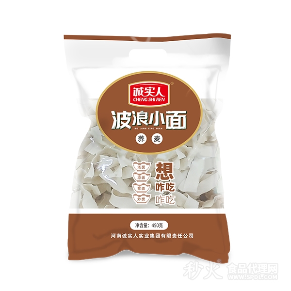 诚实人波浪荞麦小面450g