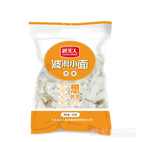 誠實人波浪雞蛋小面450g