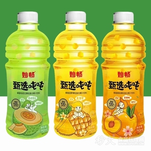 妙畅甄选吨吨真果肉果汁饮料750ml