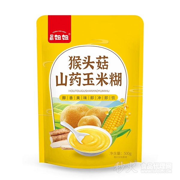 晨妞妞猴頭菇山藥玉米糊500g