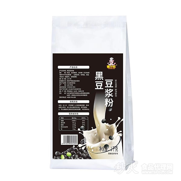 猪小旺黑豆豆浆粉1kg