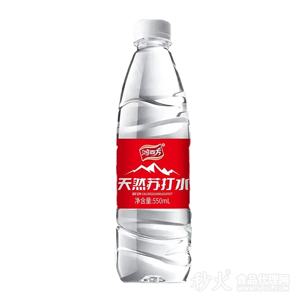 鸿四方天然苏打水550ml