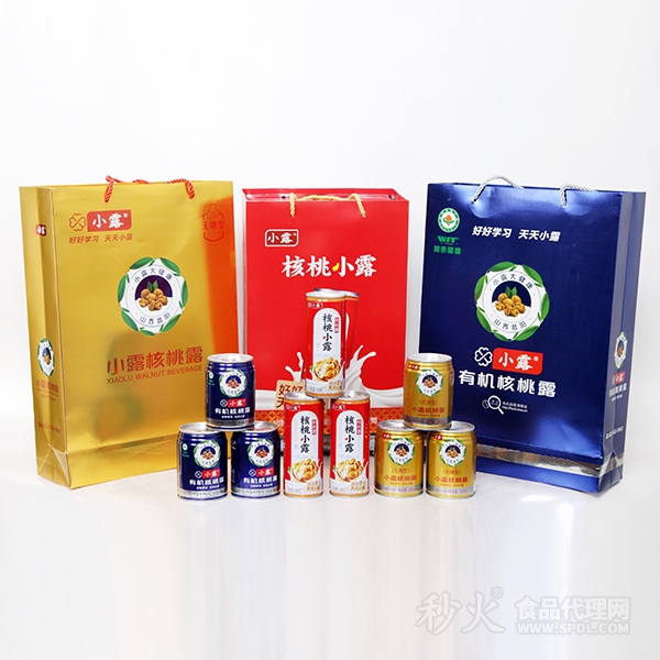 核桃露全家福