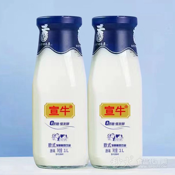 宣牛原味歐式發(fā)酵酸奶飲品1L