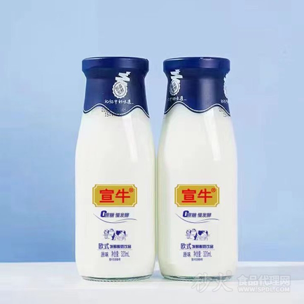 宣牛原味歐式發(fā)酵酸奶飲品320ml