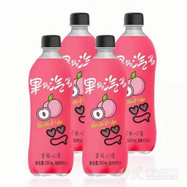 果多汽多蜜桃心情500ml