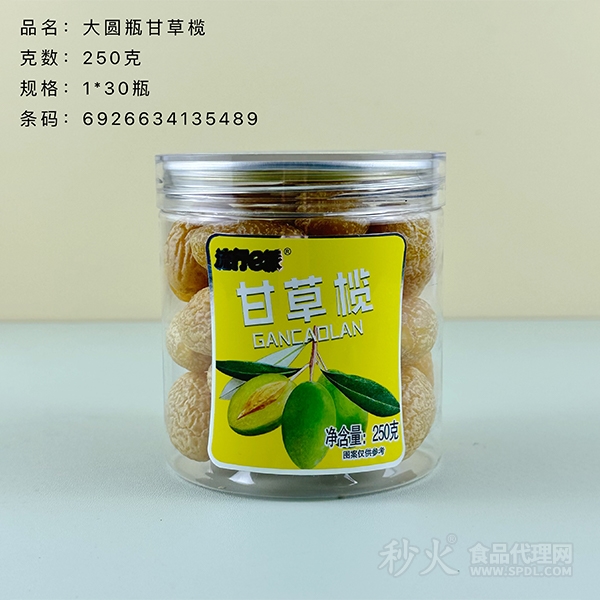 流行e派大圆瓶甘草榄250g