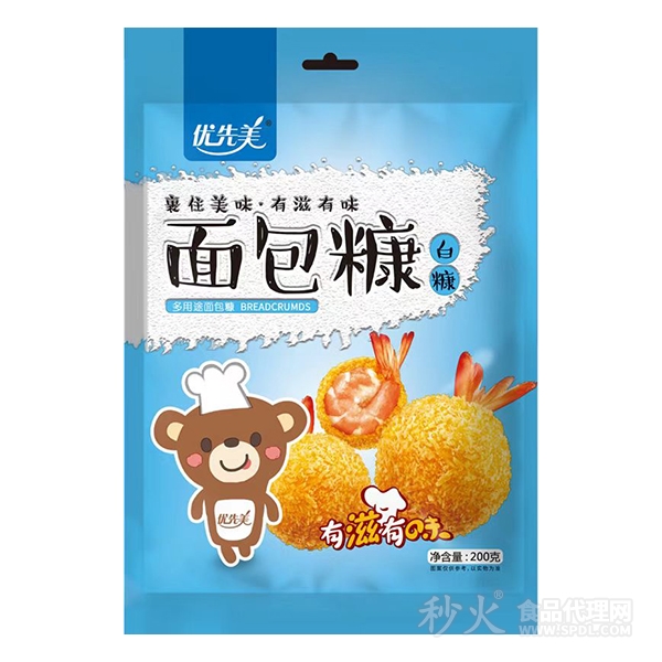 优先美面包糠200g