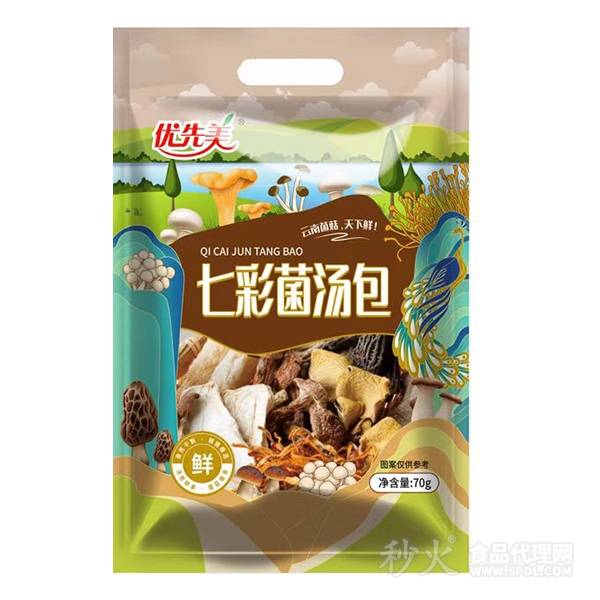 优先美七彩菌汤包70g