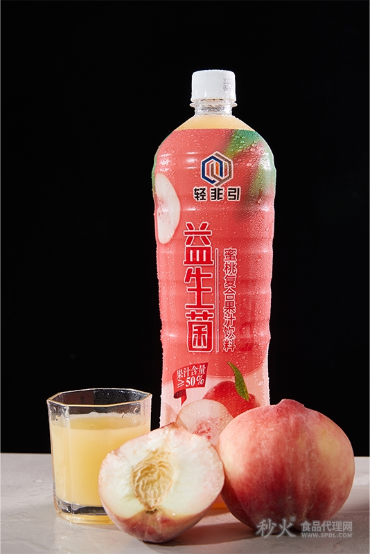 轻非引益生菌蜜桃复合果汁饮料1.25L