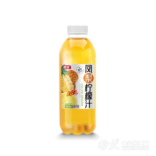 椰贤凤梨柠檬汁复合果汁700ml