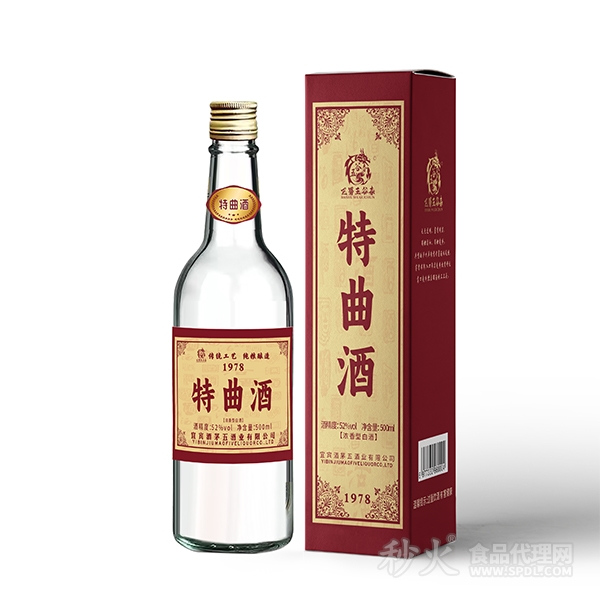 巴蜀五谷春1978特曲酒52度500ml