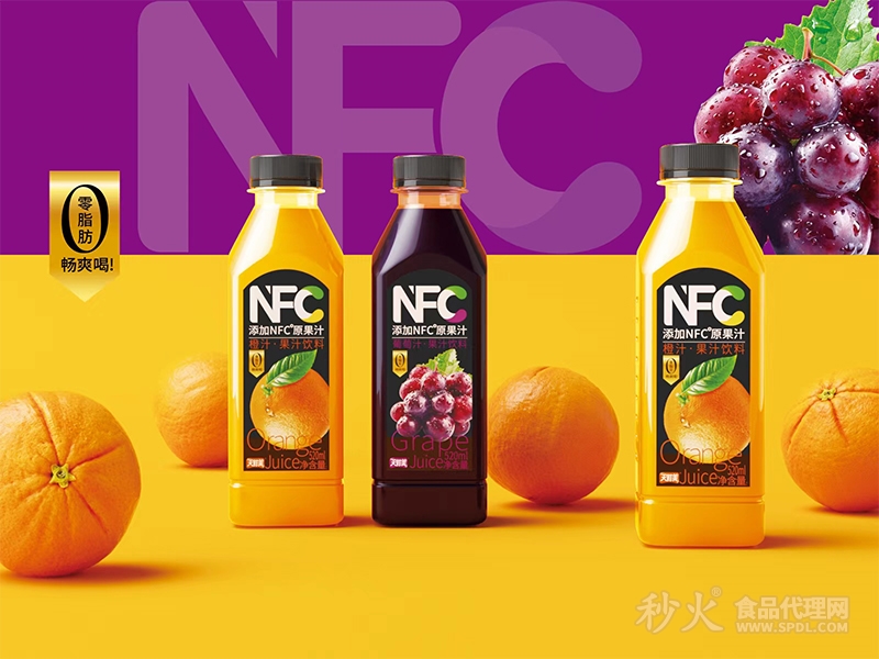 天鲜美NFC果汁饮料520ml