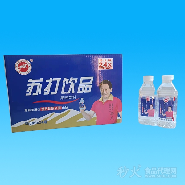 果味苏打饮品350mlx24瓶