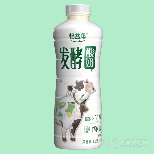 畅益添发酵酸奶原味1.25L