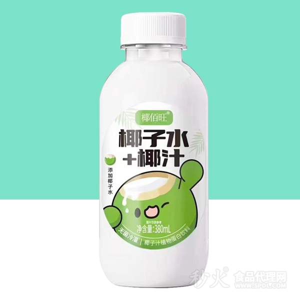 椰佰旺椰子水+椰汁饮品380ml