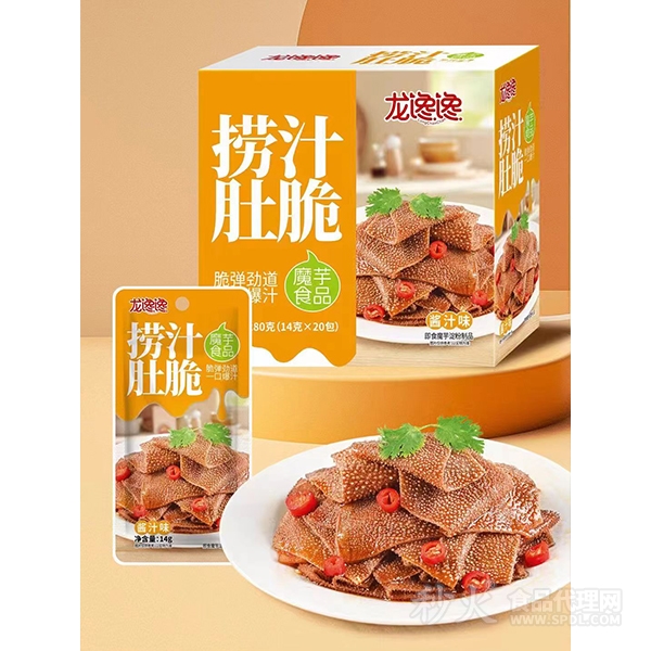 龍饞饞撈汁肚脆醬汁味14克