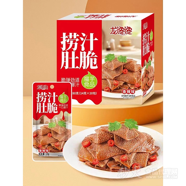 龍饞饞撈汁肚脆香辣味14克