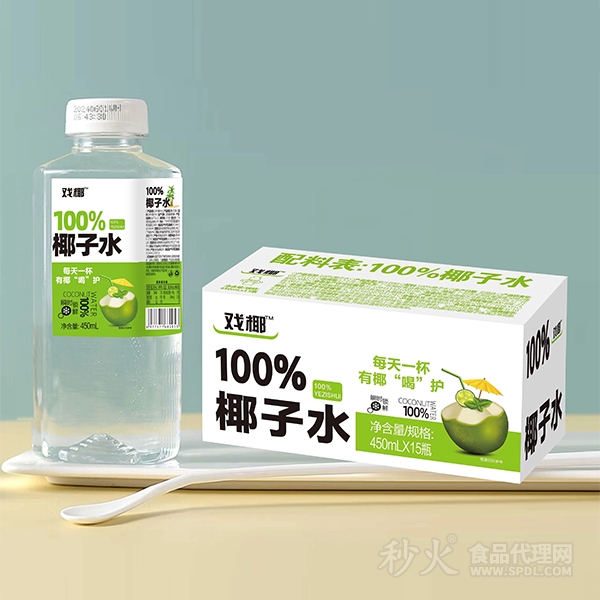 戏椰椰子水450mlx15瓶