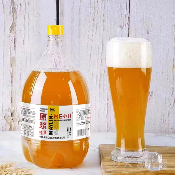 美林小镇ME小U原浆啤酒1.5L