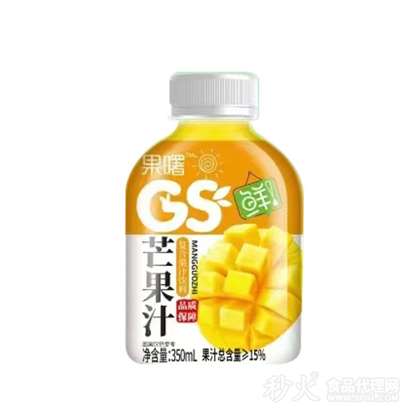 果曙芒果汁复合果汁饮料350ml