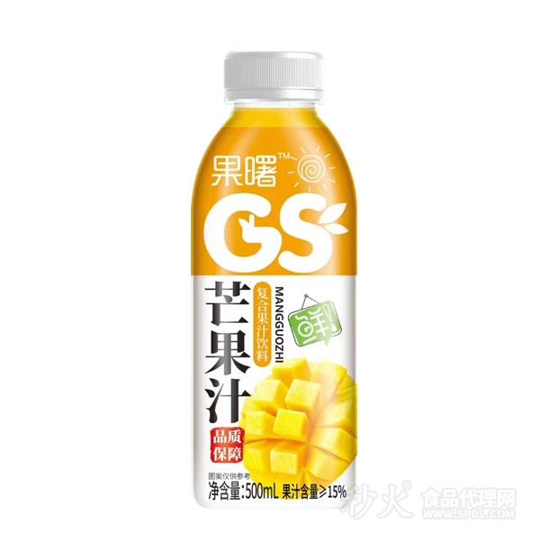 果曙芒果汁复合果汁饮料500ml