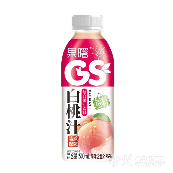 果曙白桃汁复合果汁饮料500ml