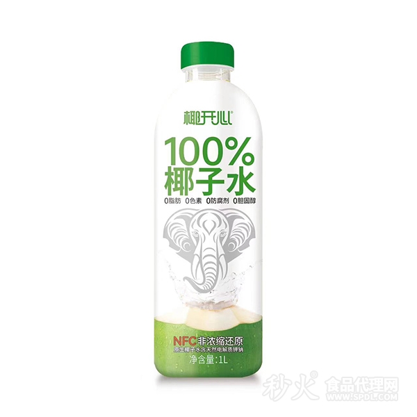 椰开心椰子水1L