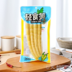 与美轻食笋泡椒味竹笋200g