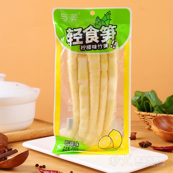 与美轻食笋柠檬味竹笋200g