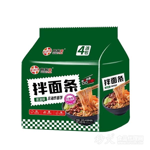 食客丰葱油味拌面条109g