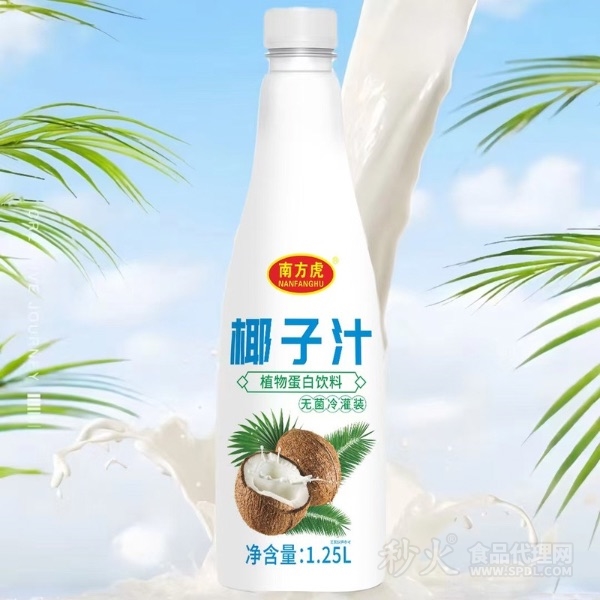 南方虎椰子汁植物蛋白饮品1.25L